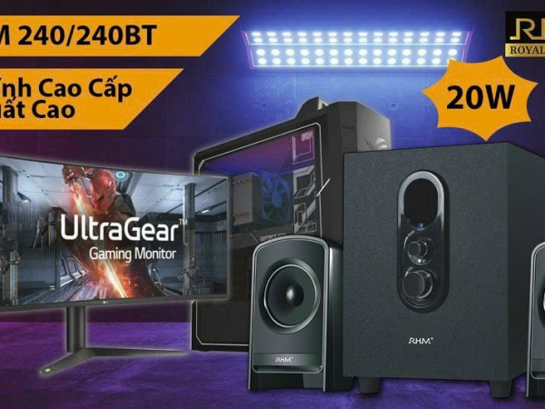 Loa 2.1 RHM RM240BT - công suất 20w (có bluetooth)